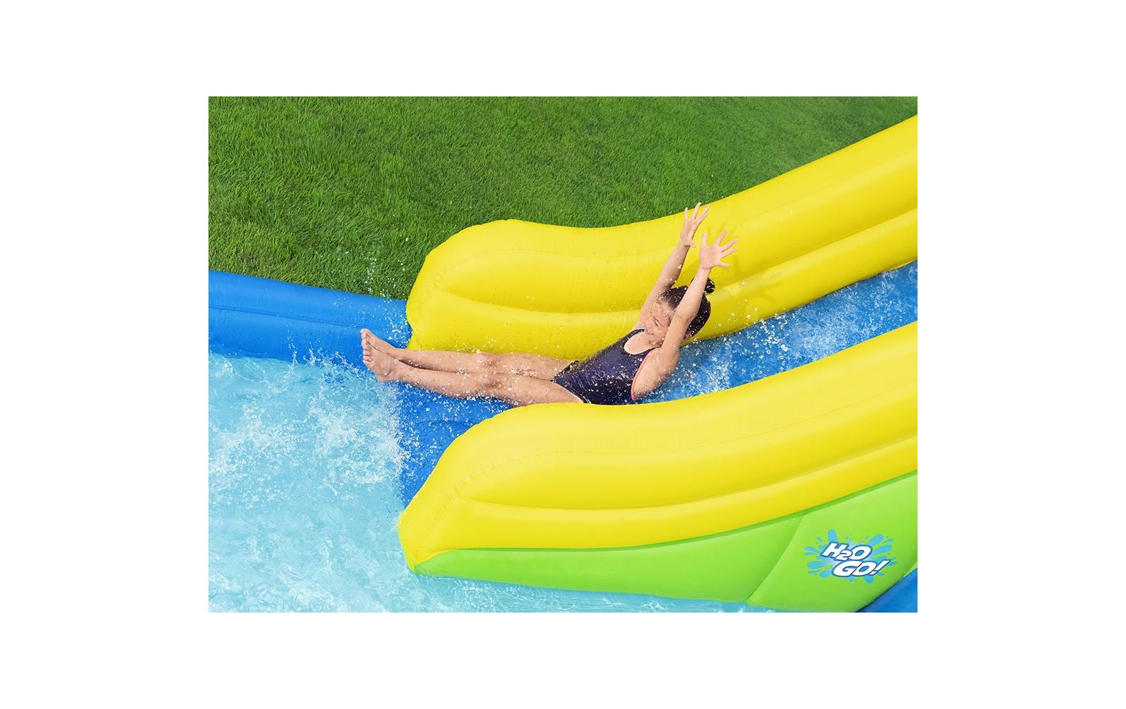 H2OGO! Mount Splashblast Mega Water Park 435 x 286 x 267 cm<br>Mega-Wasserpark mit Dauergebläse