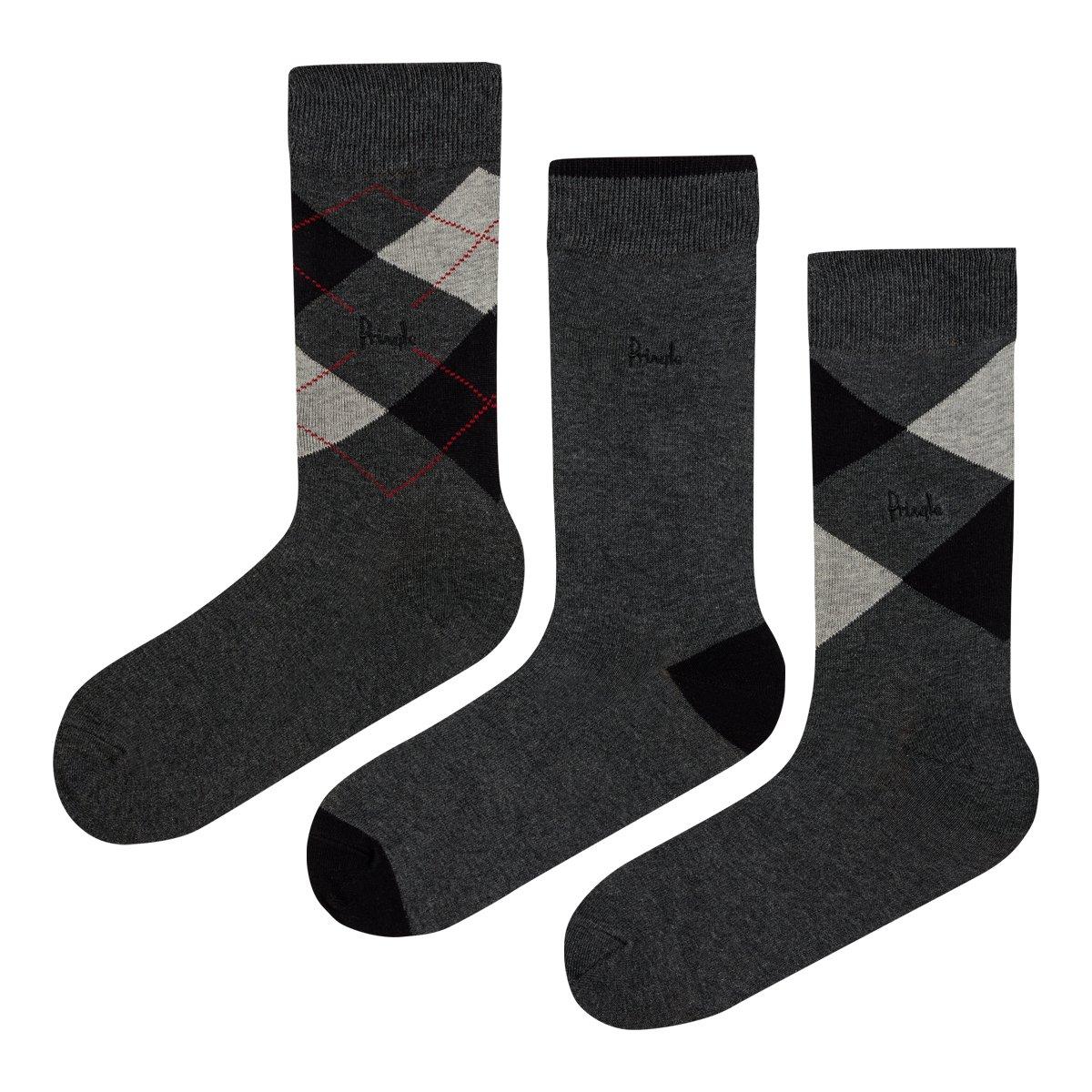Pringle Argyle Gift Box Cotton Socks 3 Pack