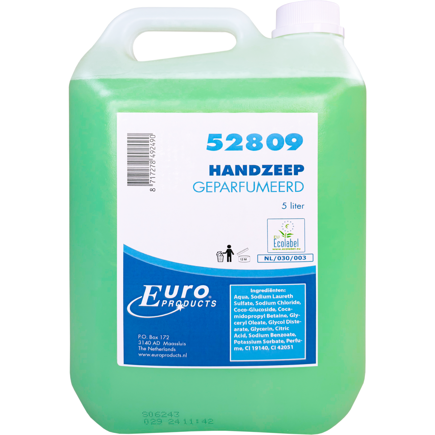 Euro Products Handzeep, geparfumeerd, 5l