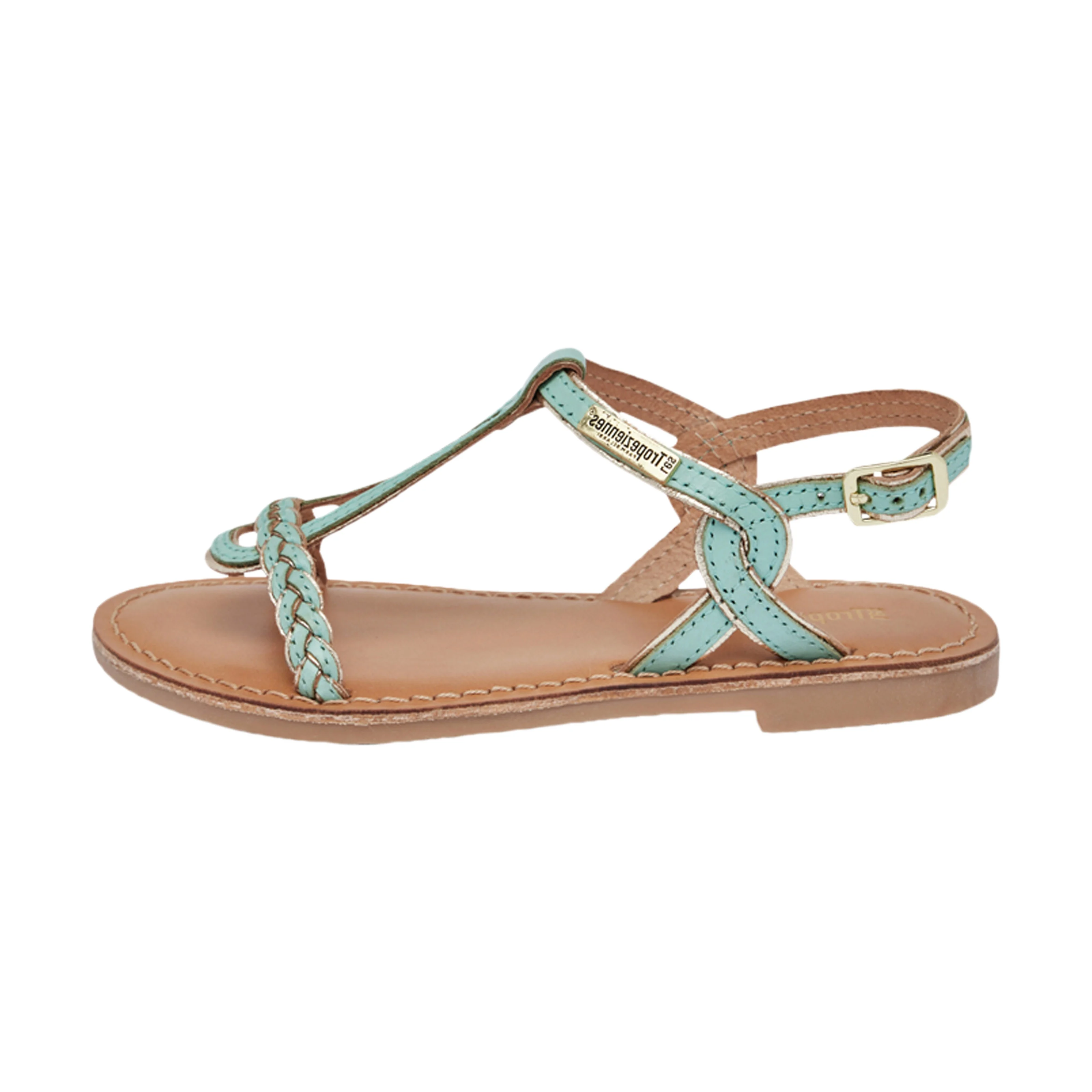 Sandales cuir enfantpar m.belarbi bappy | Bleu