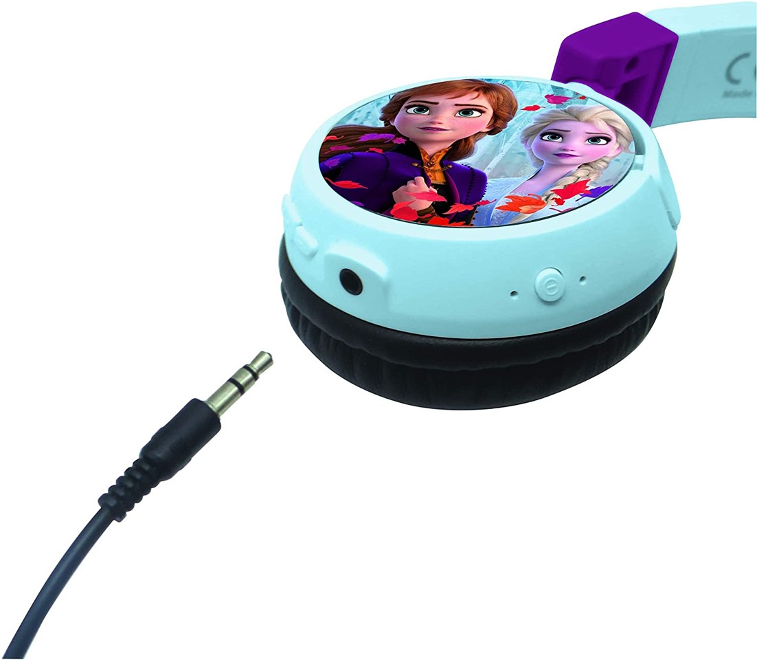 Lexibook - Disney Frost - 2 i 1 Foldbare Hovedtelefoner