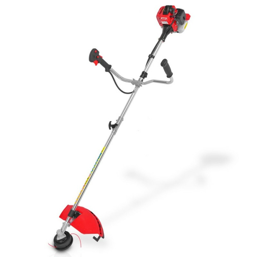 H 128 bts debroussailleuse essence systeme de coupe a 2 fils et couteau a 3 dents
