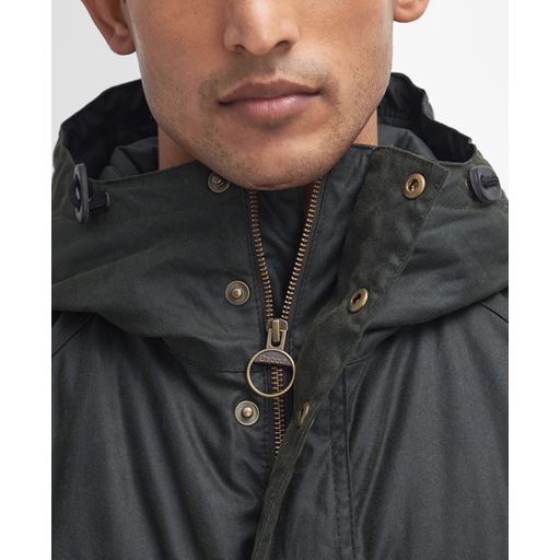 Barbour Winter Wax Parka Frakke, Fern, M