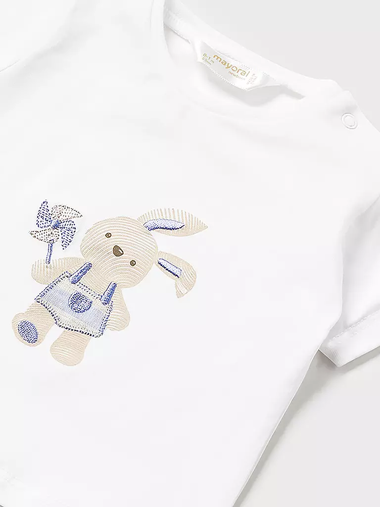 MAYORAL Baby Set 2-teilig T-Shirt und Shorts hellblau