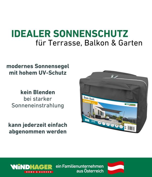 Windhager Sonnensegel Cannes, rechteckig, ca.