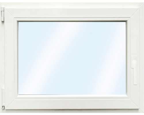 ARON Basic enkelvoudig kunststof raam, wit/antraciet, 800x500 mm, DIN links