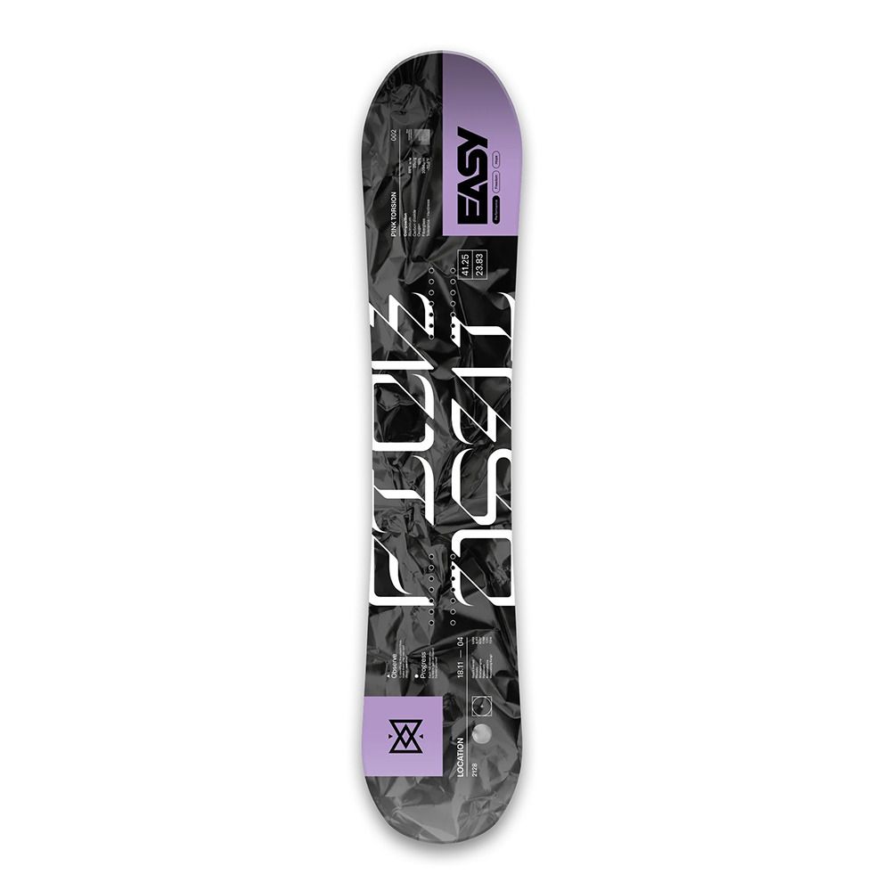 Easy Snowboard PINK TORSION - Snowboard freestyle Femme pink
