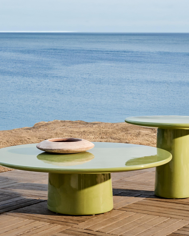 Kave Home Albanella salontafel Ø110 wit