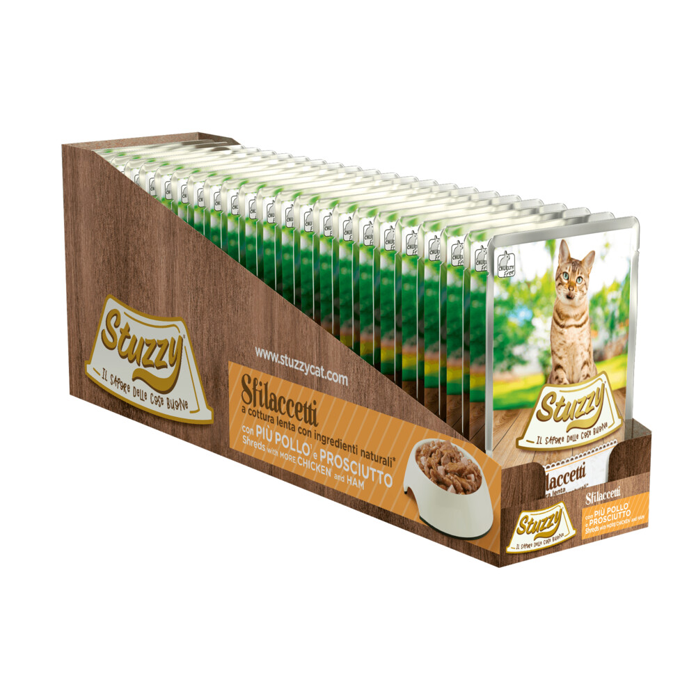 24x Stuzzy Kat Shreds Ham85 gr