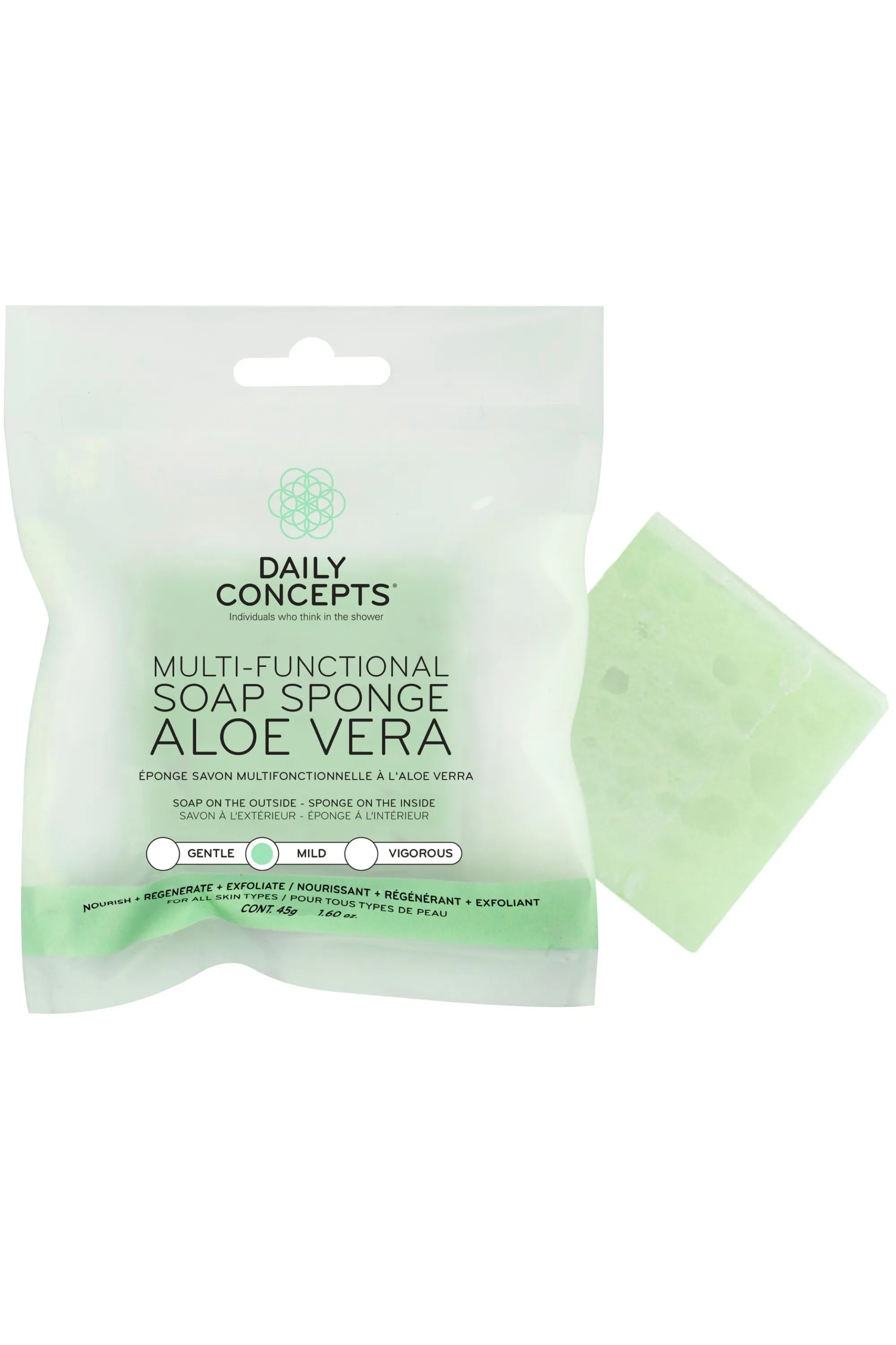 Daily Concepts Éponge savonneuse à l’aloe vera