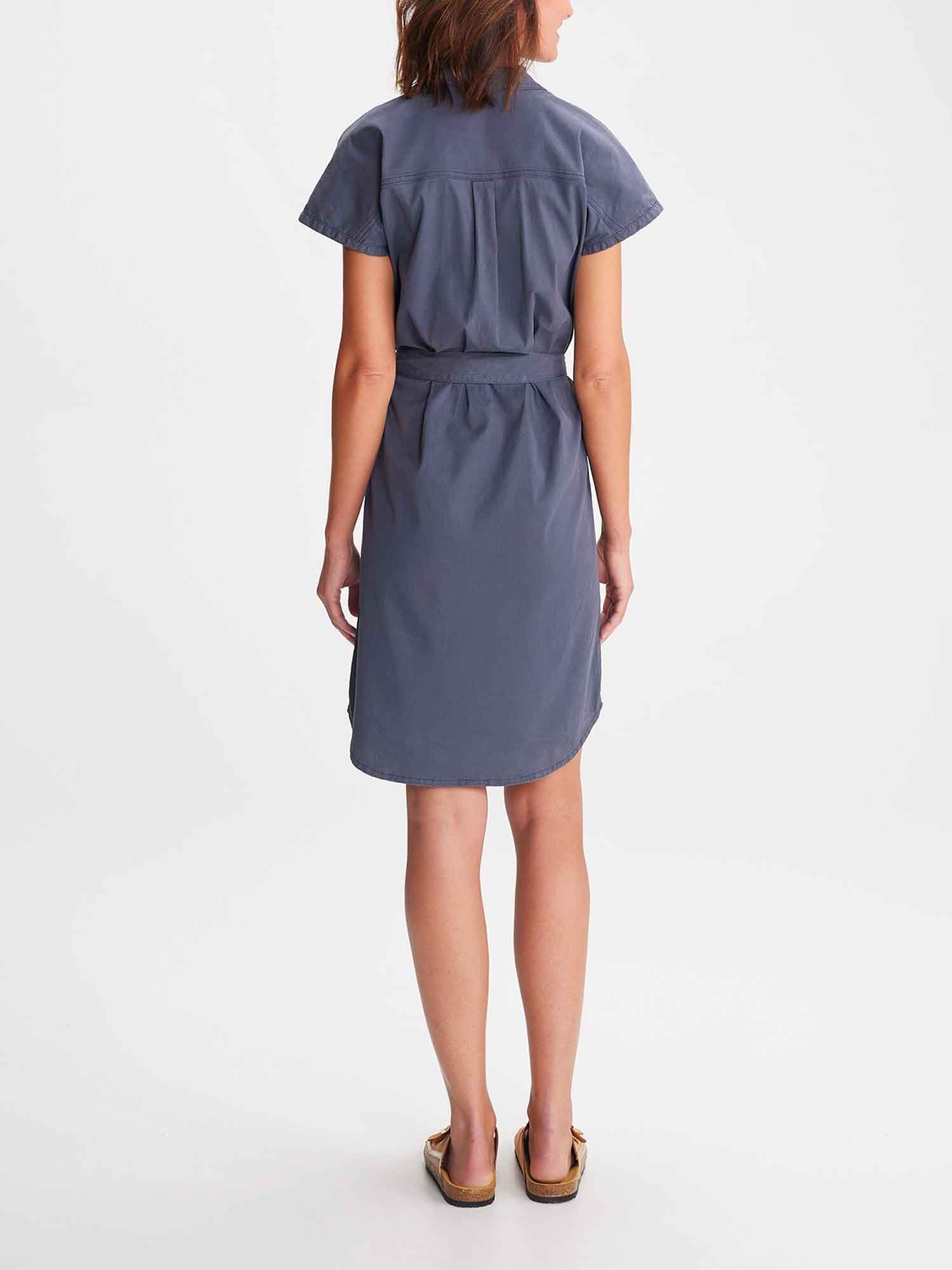 Robe Femme Sans Manche Bleu