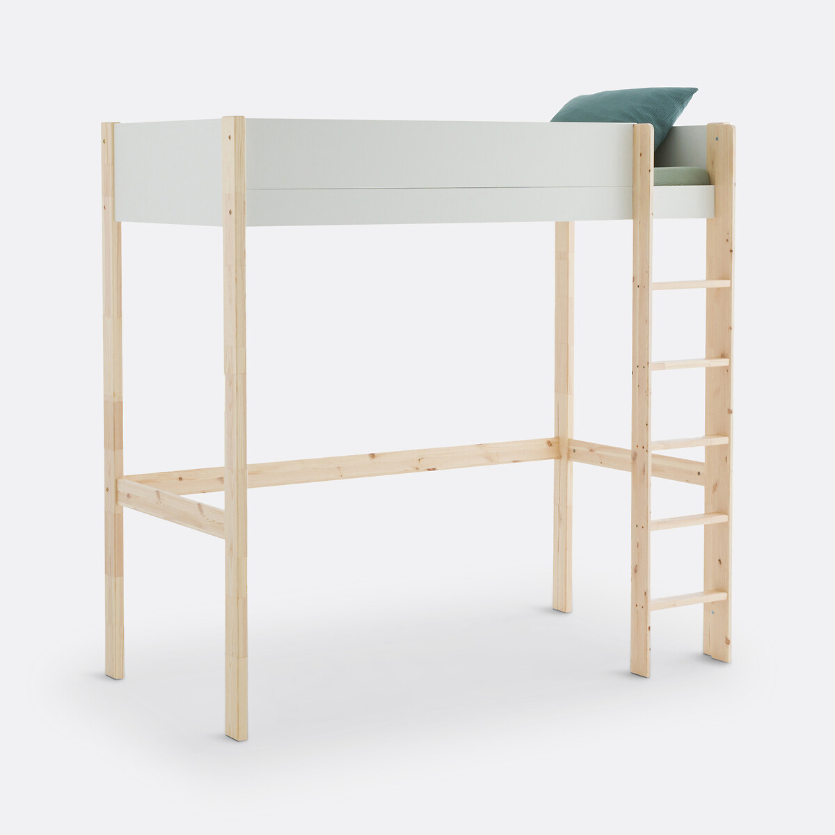 LA REDOUTE INTERIEURS<br>Cama mezanino, solteiro, pinho maciço, Meeting