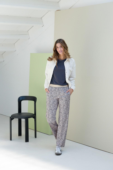 Ivy Beau beige dames broek