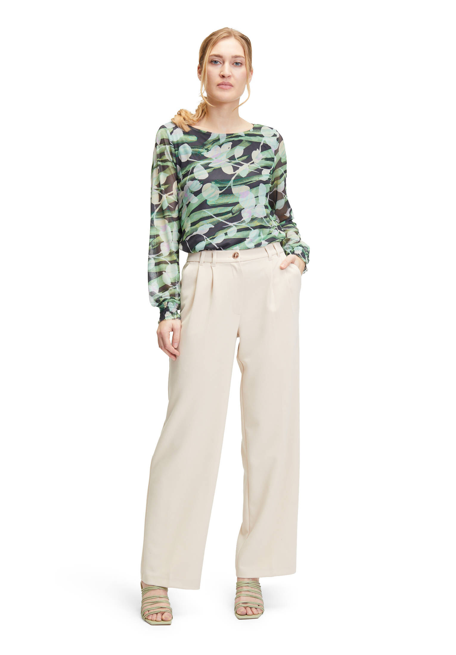 Betty & Co| Damen Blusenshirt mit Tunnelzug
