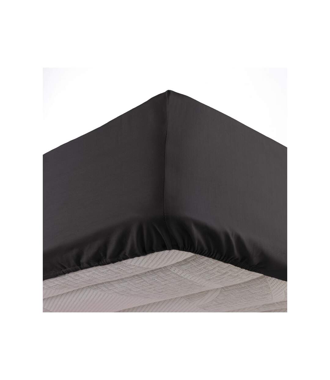 Drap Housse Lina 140x190cm Charbon