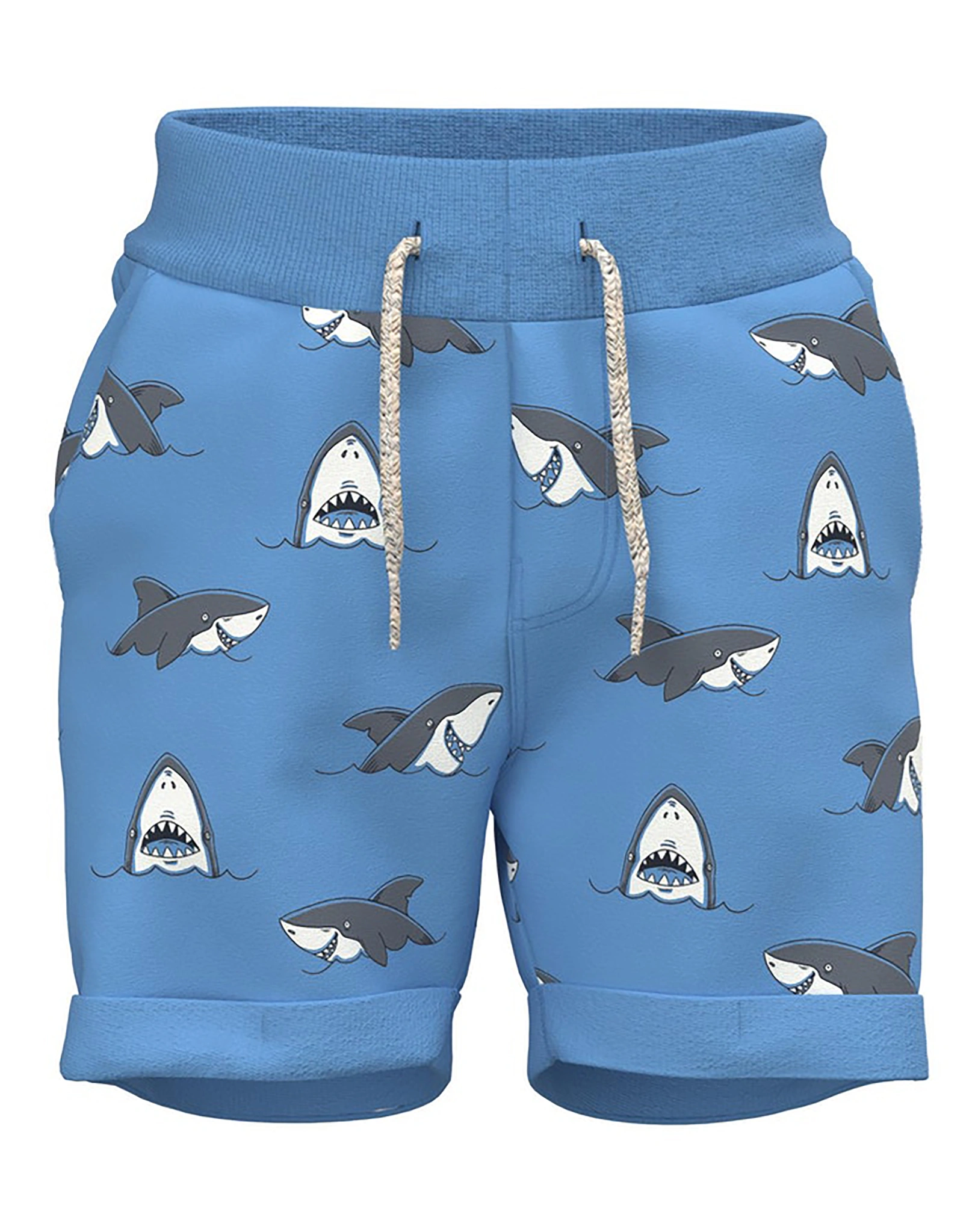 Sweatshorts NMMVERMO - SHARK AOP in all aboard