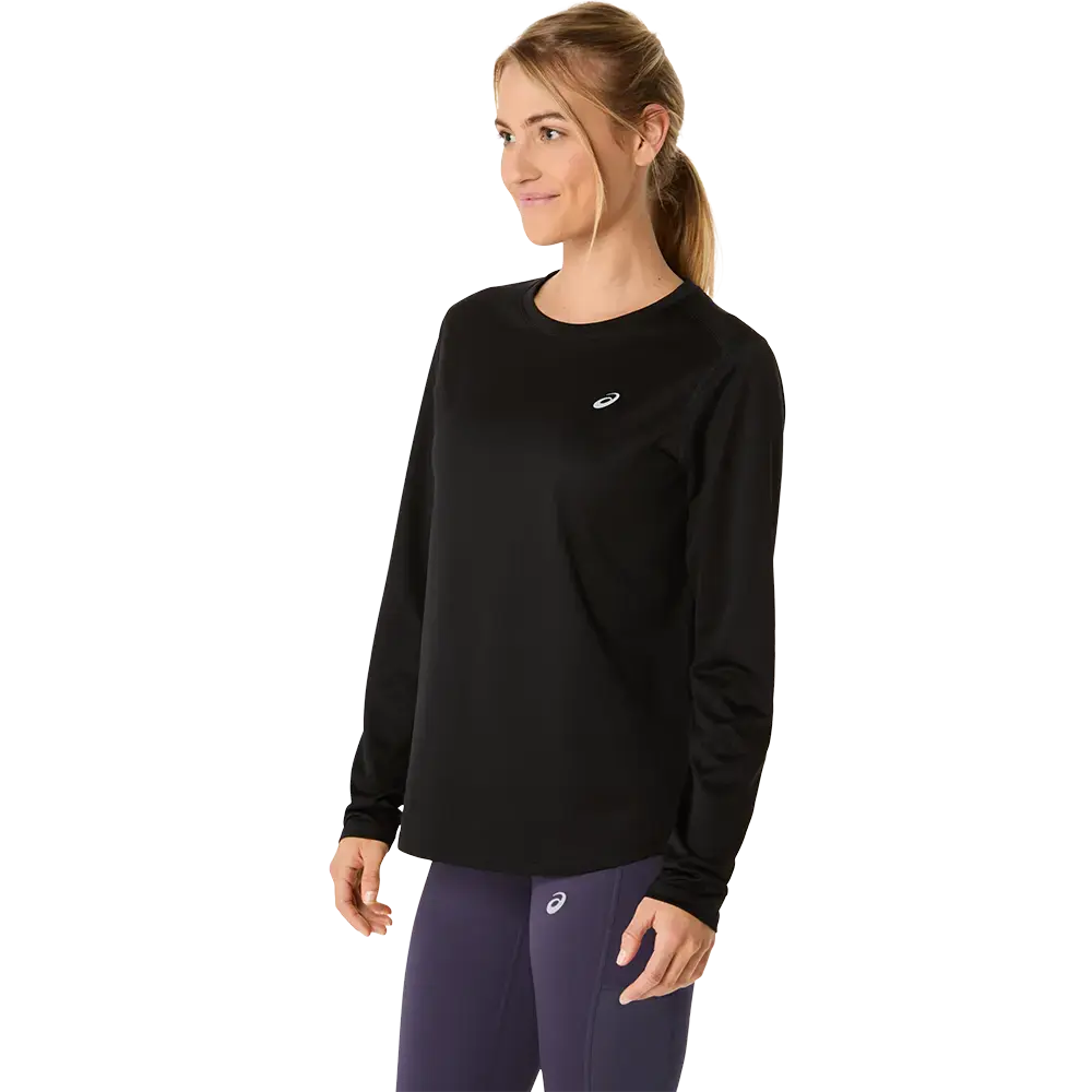 ASICS Core Hardloopshirt Lange Mouwen Zwart Dames