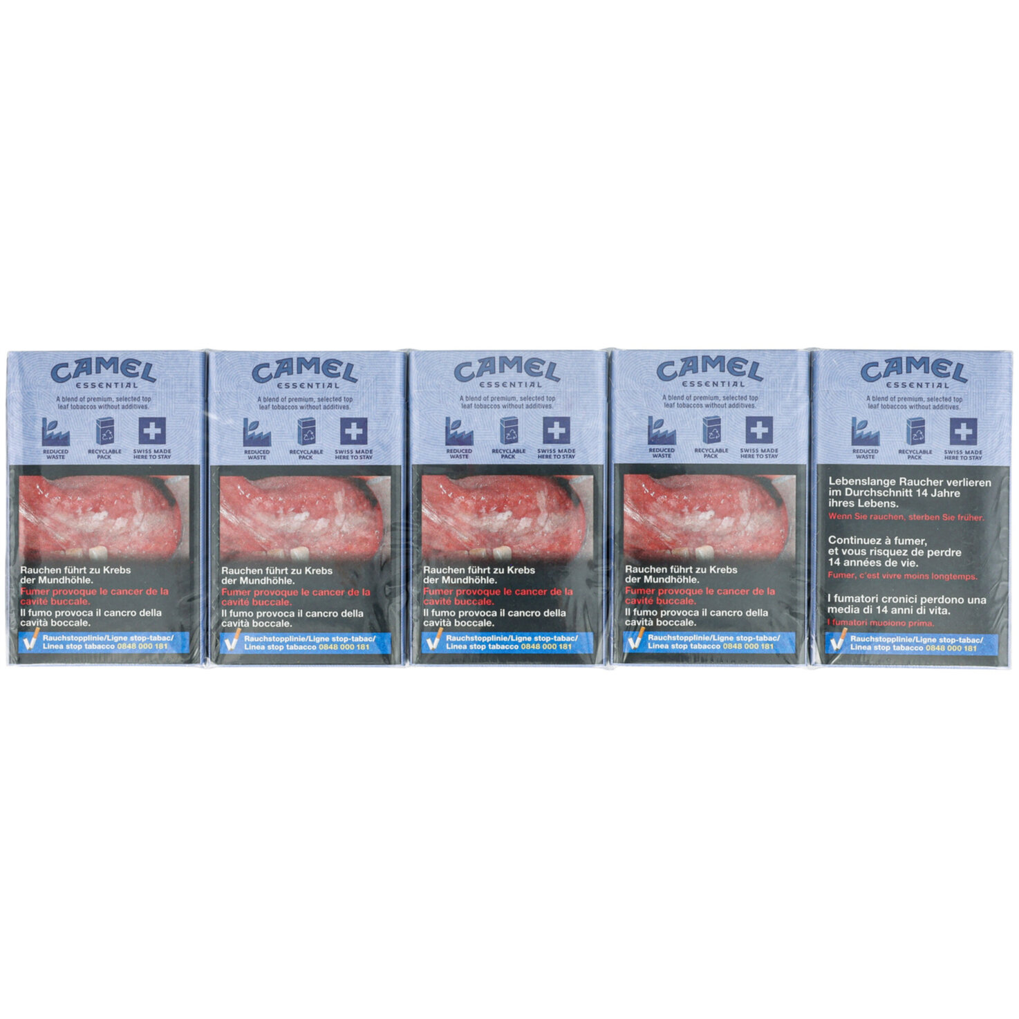 Camel Zigaretten Natural Flavor Blue Box Stange