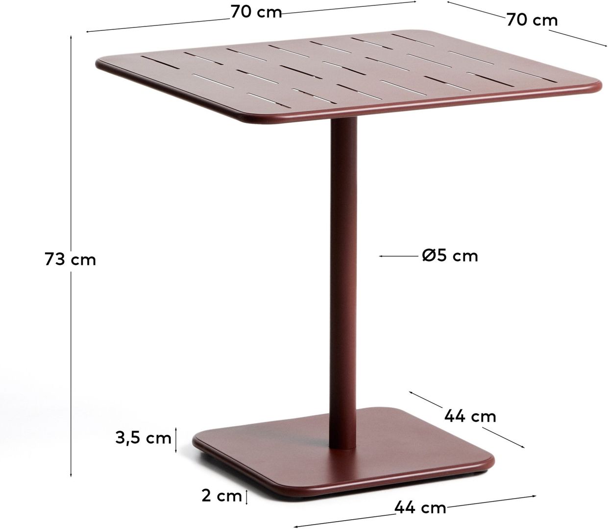 Kave Home   Brai Outdoor Bistrotafel