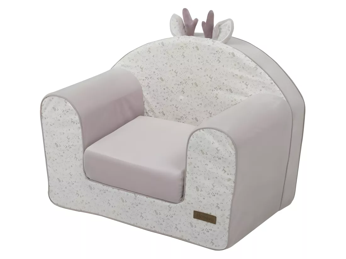 Fauteuil Club Lilas - Enfant Polyester - DOMIVA