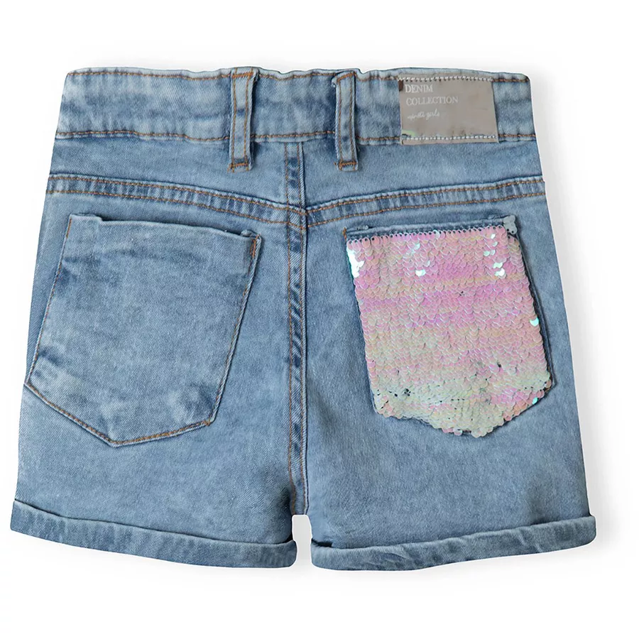 MINOTI Jeansshorts Denim-Blau