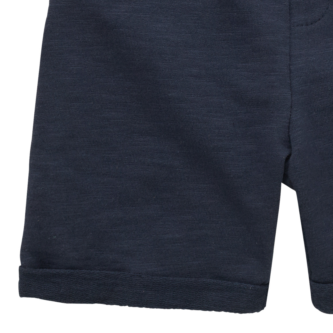 Topomini Baby Joggingshorts mit Flammgarn dunkelblau