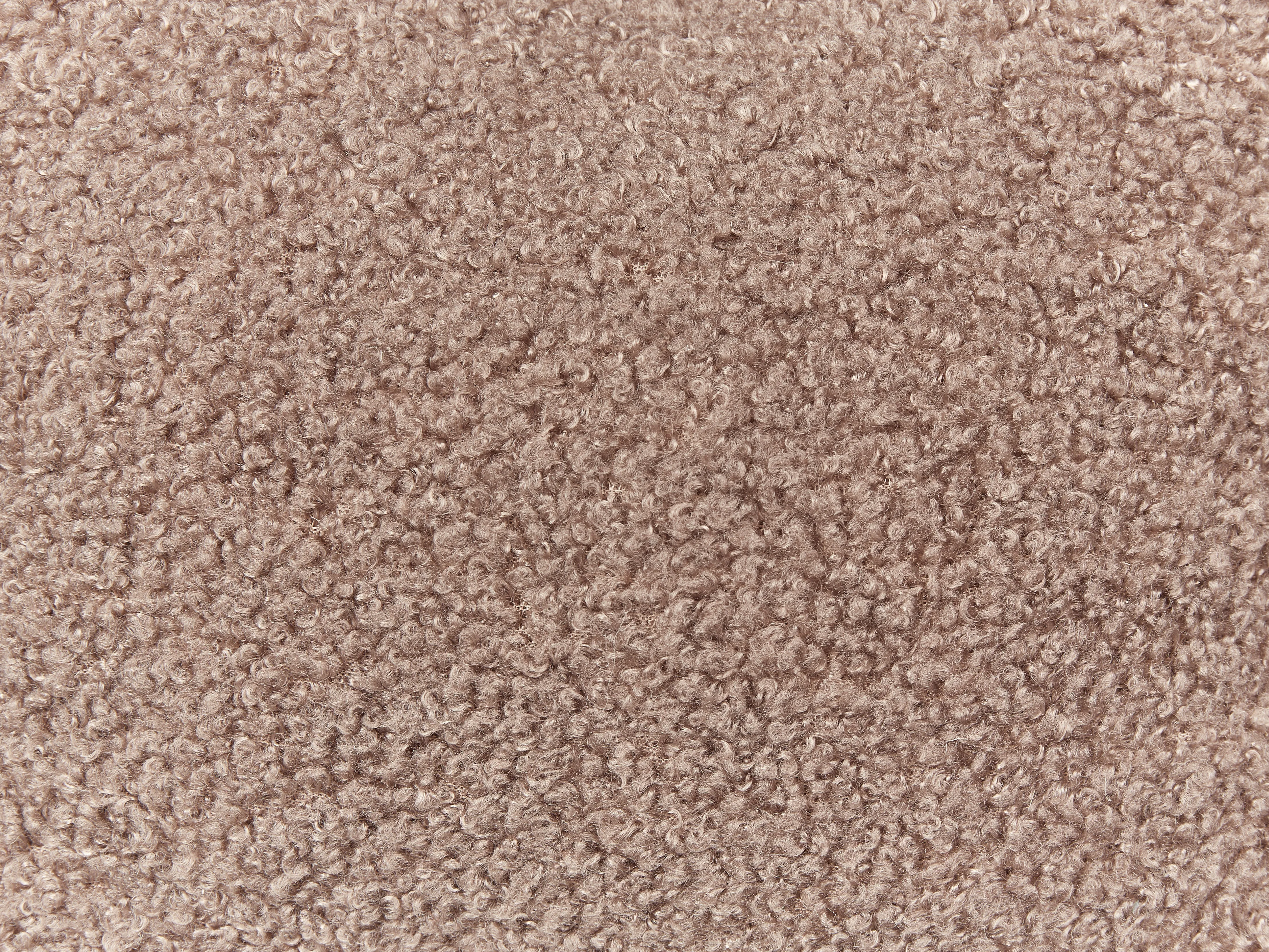Set van 2 sierkussens HESPERIS Bouclé Bruin effen