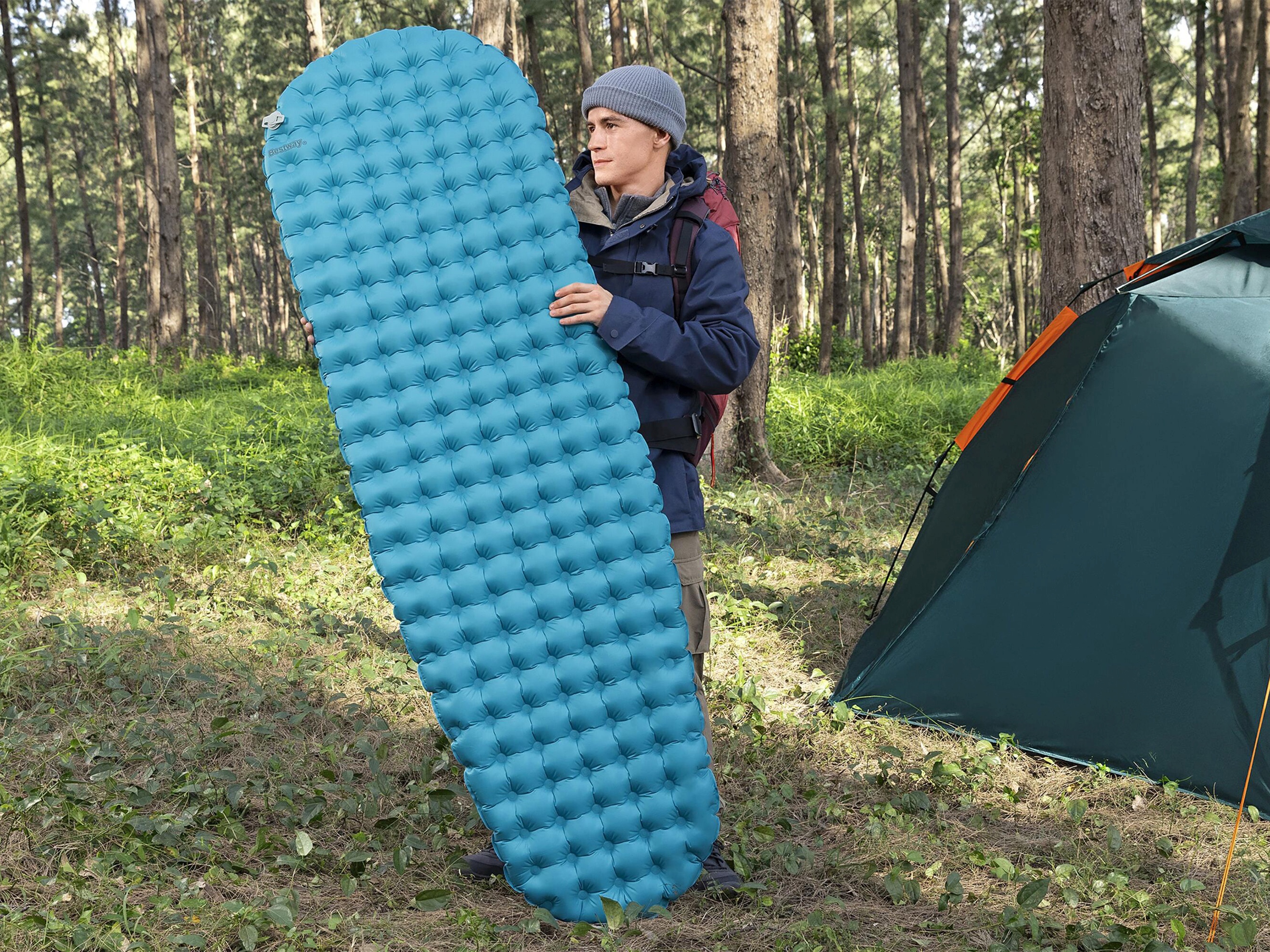 Isomatte AlpineLite für Mumienschlafsack 183 x 51 x 7 cm