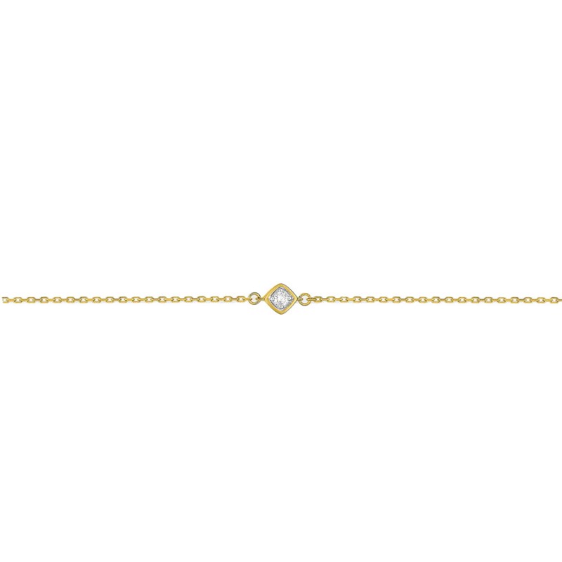 Bracelet Femme - Or 18 Carats - Longueur : 18 cm