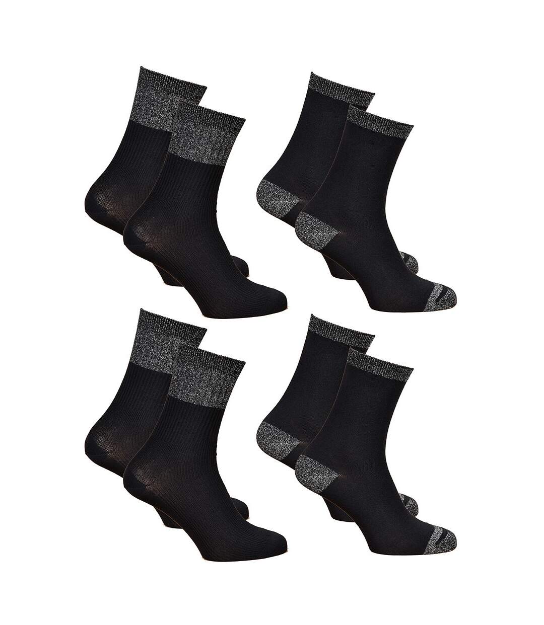 Chaussettes femme DIM en Coton Confort et Elegance -Assortiment modèles photos selon arrivages- Pack de 4 paires D073L