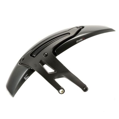 Garde boue Puig avec support aluminium - Noir