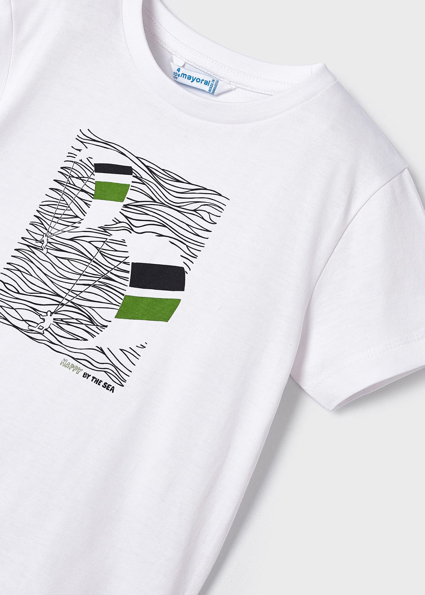 Conjunto de 2 camisetas de algodão sustentável para meninos