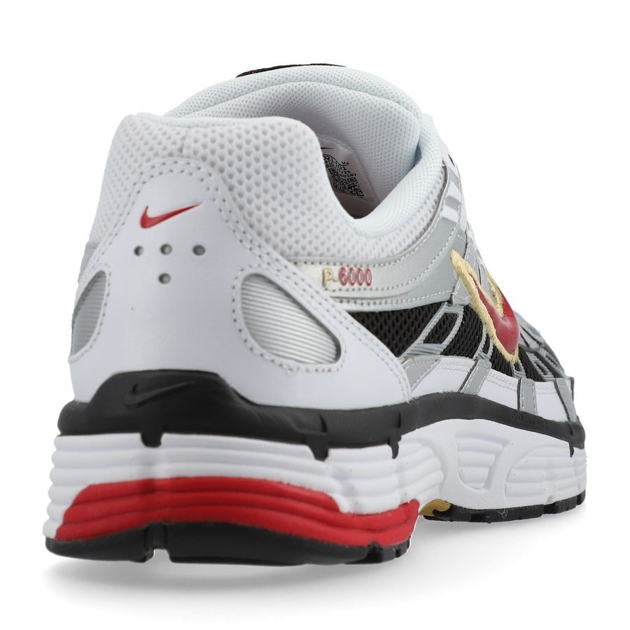 Nike Chaussures P-6000 - Argenté/Rouge Femme