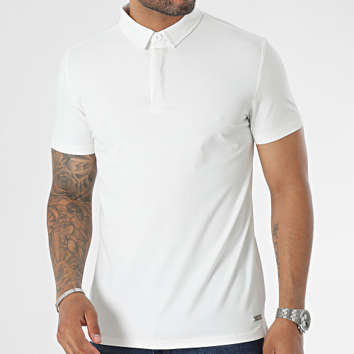 Polo Manches Courtes Blanc