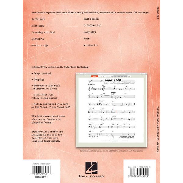 Hal Leonard Bebop Era Play-Along