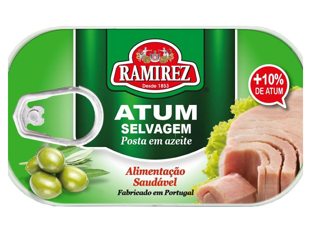 ATUM EM AZEITE RAMIREZ 120G 10%GRATIS 120(86)G