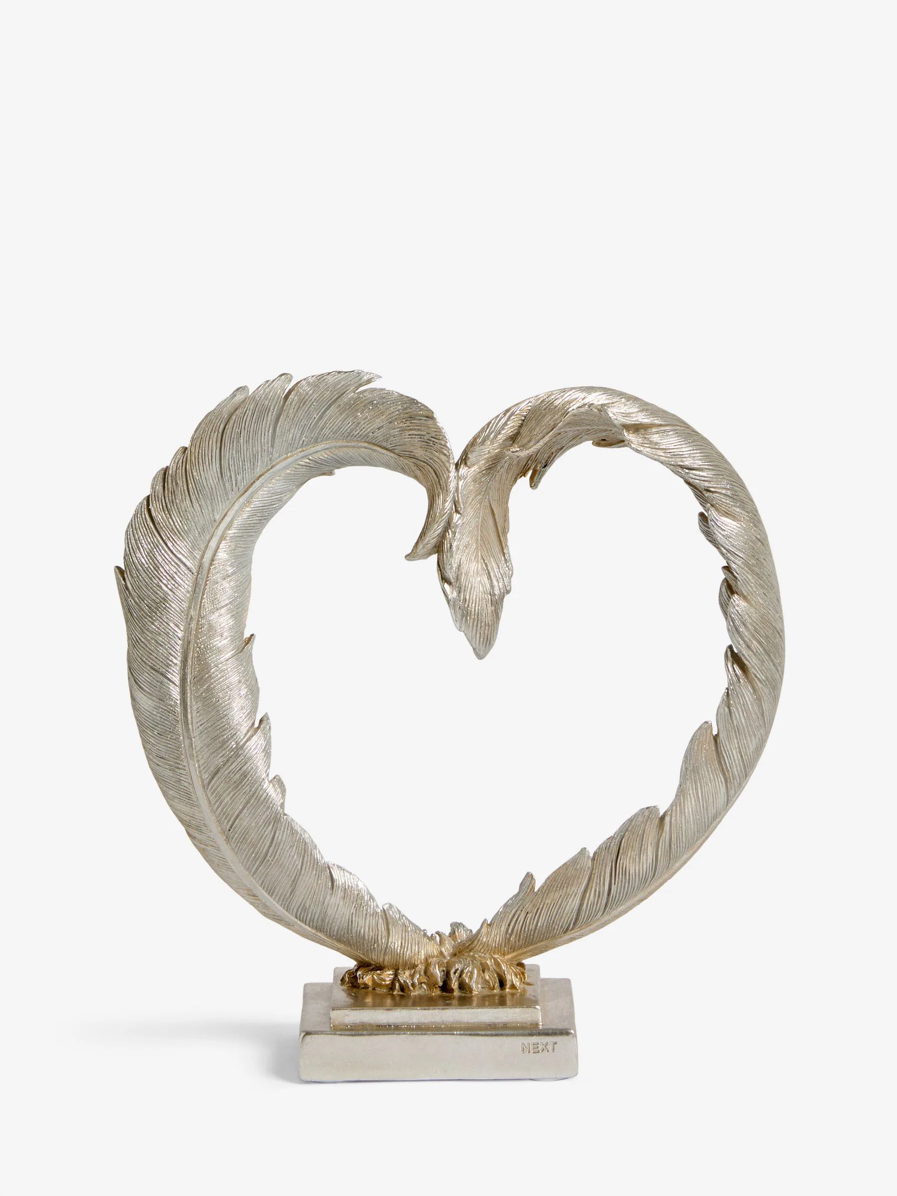 Feather Heart Ornament