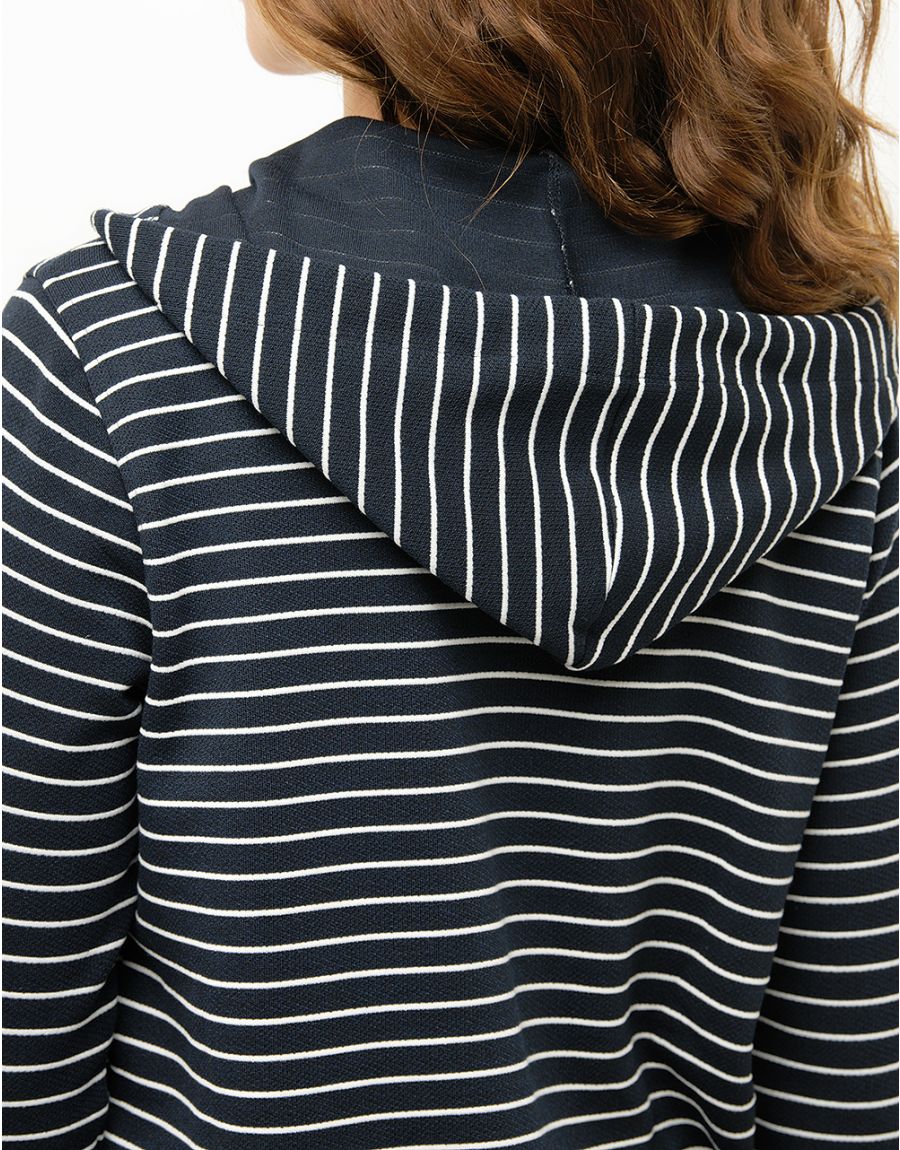 Gilet zippé marine