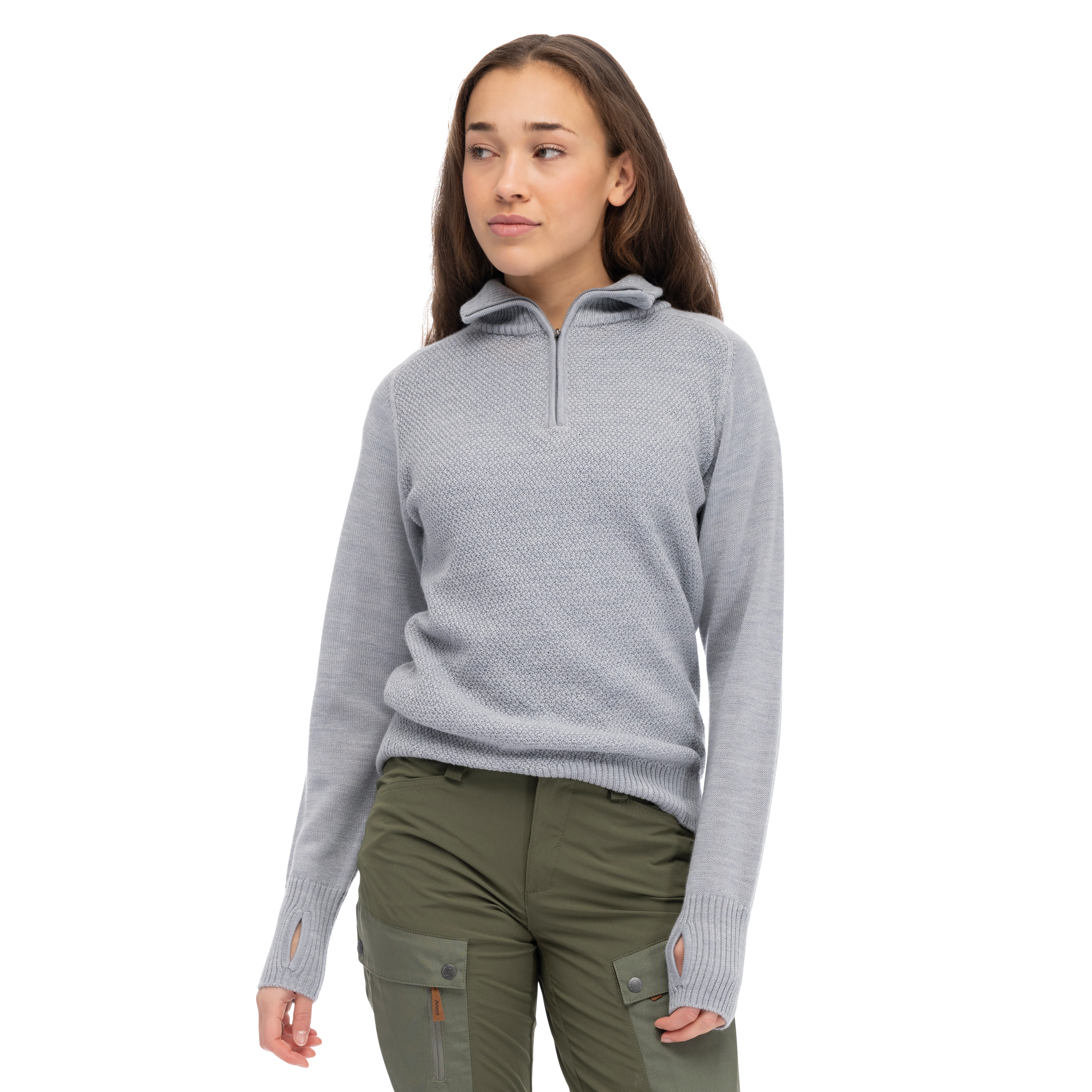 Ulriken Light Merino Jumper Women Magnesium Grey