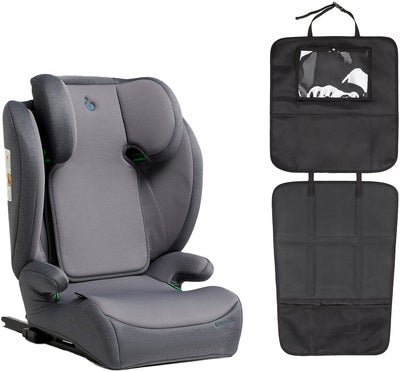Beemoo Ride i-Size Beltestol ISOFIX inkl. 3-in-1 Sparketrekk, Mineral Grey/Black