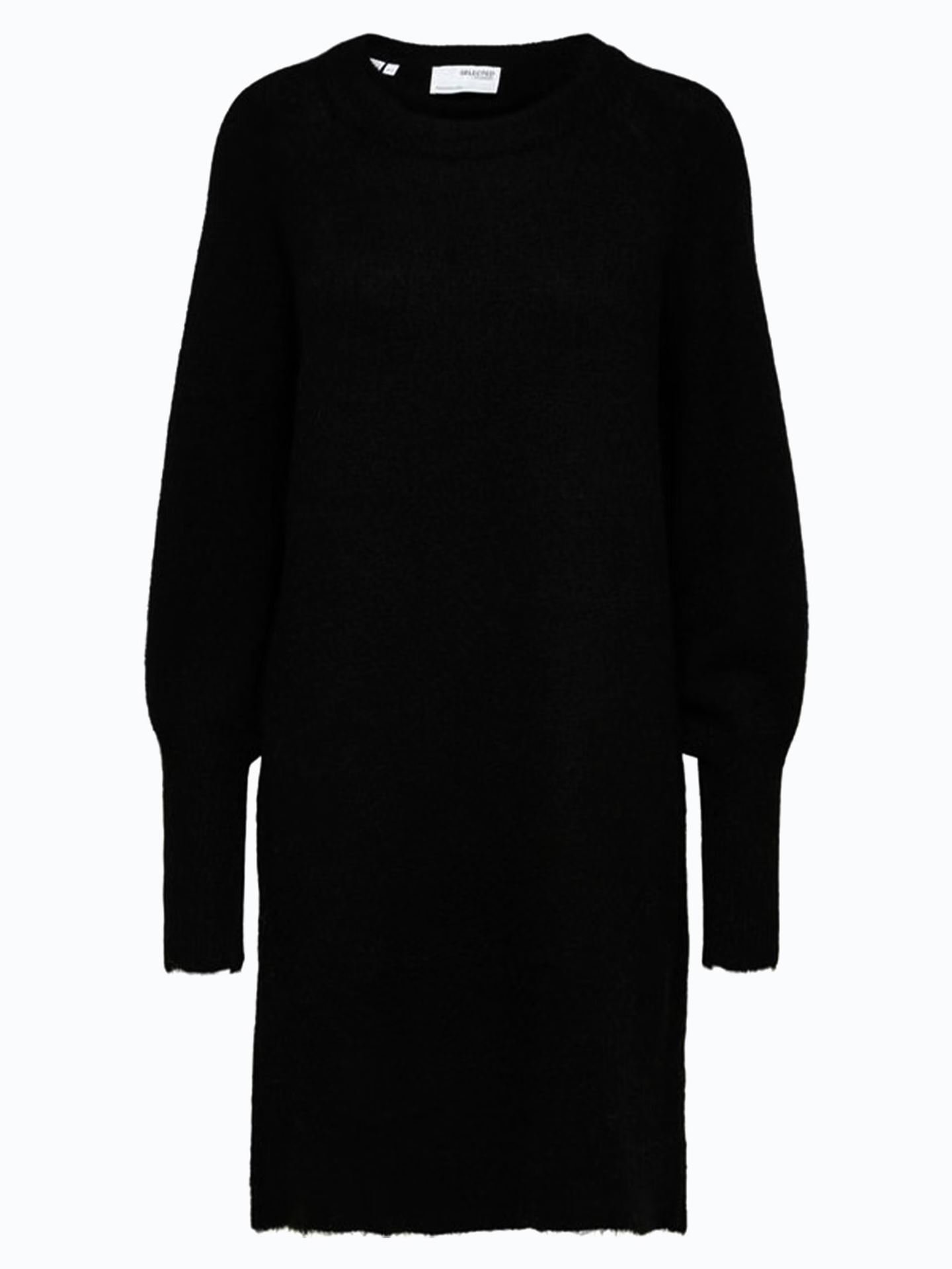 Lulu Long Sleeve Knit Dress O-Neck