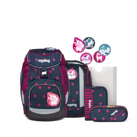 ergobag PACK Schulrucksack-Set Schubi DuBär, 6-teilig