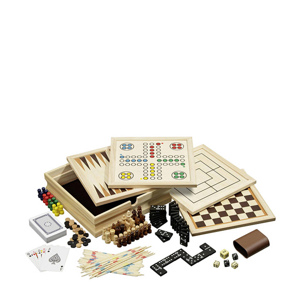 houten spellen set Compendium 10 - klein Compendium houten spellenset (klein)