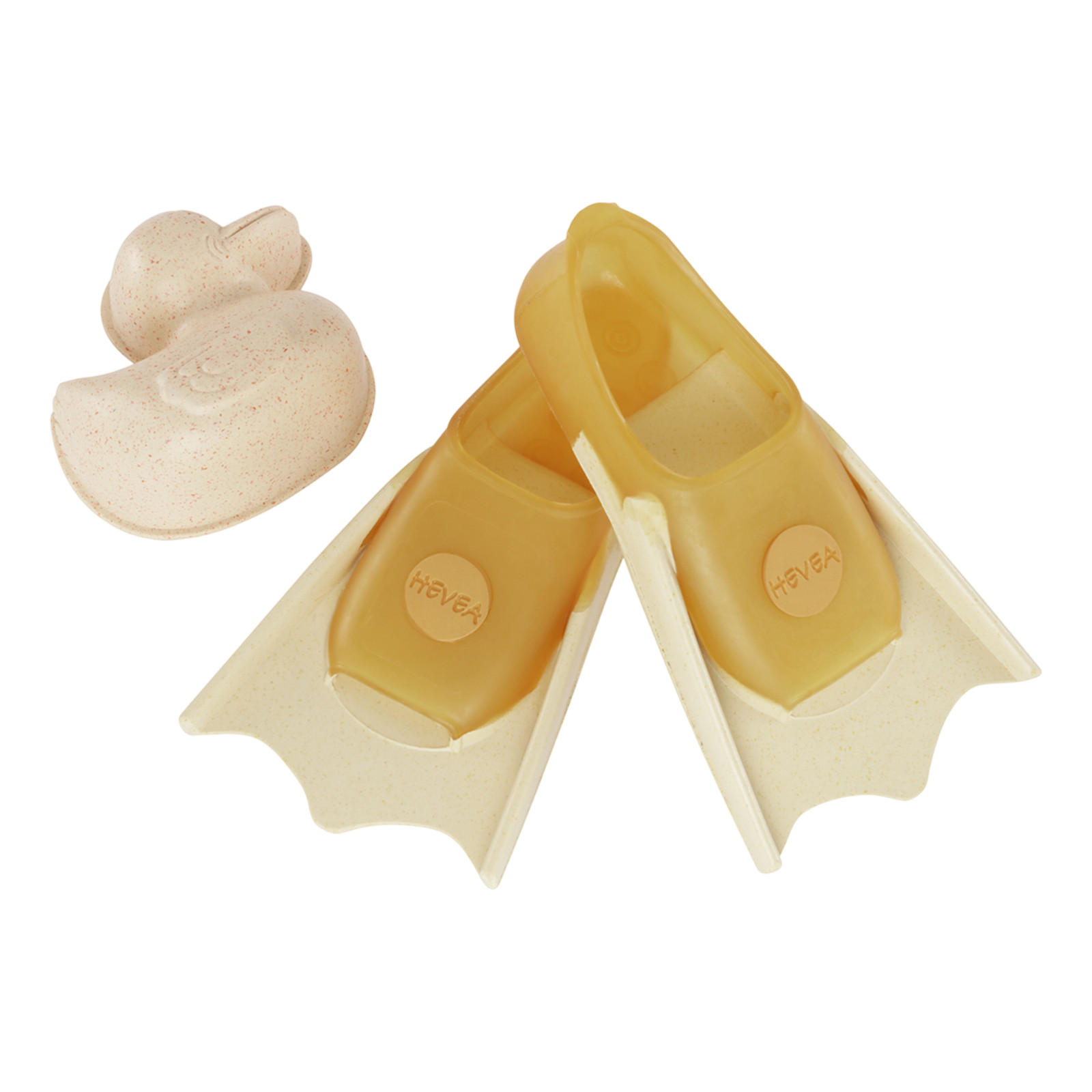 Baby Duck Shaped Fins   sand shaper hellgelb