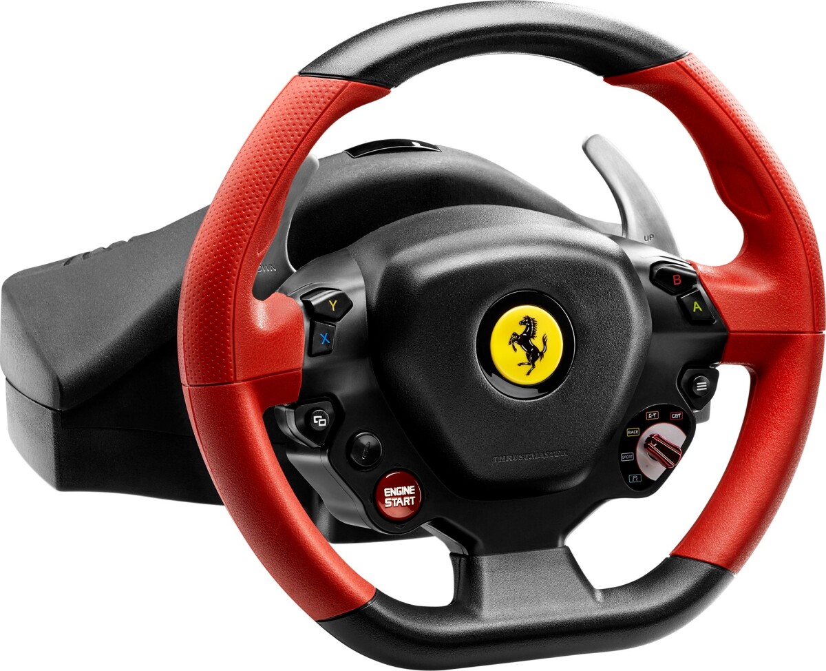 Thrustmaster Ferrari 458 Spider Racing Wheel - Rat Og Pedaler Til Xbox One