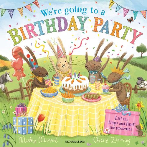 We're Going to a Birthday Party: A Lift-the-Flap Adventure - The Bunny Adventures (Paperback)