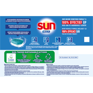 Sun All-in 1 Vaatwastabletten Citroen 19 tabletten