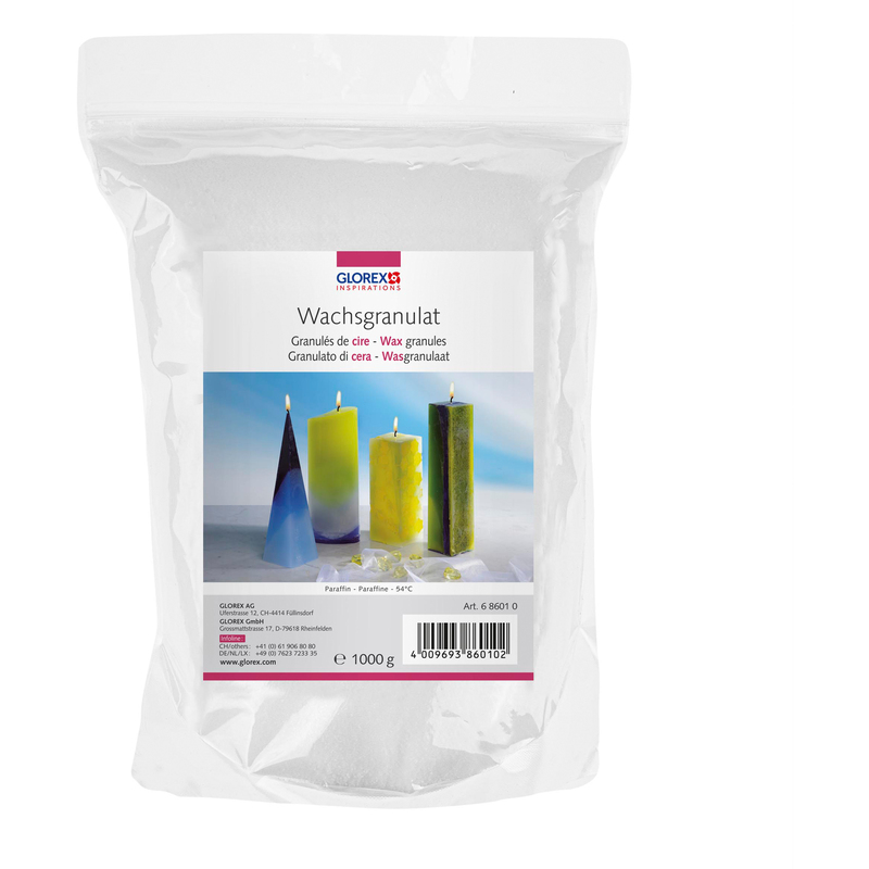 Glorex Wachsgranulat, 1000 g, weiss
