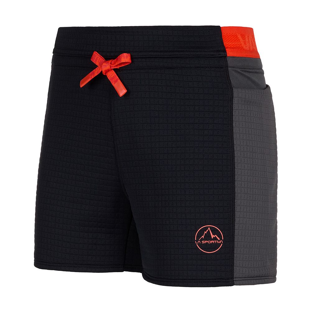 La Sportiva TECHNIQUE - Short Femme black/cherry tomato