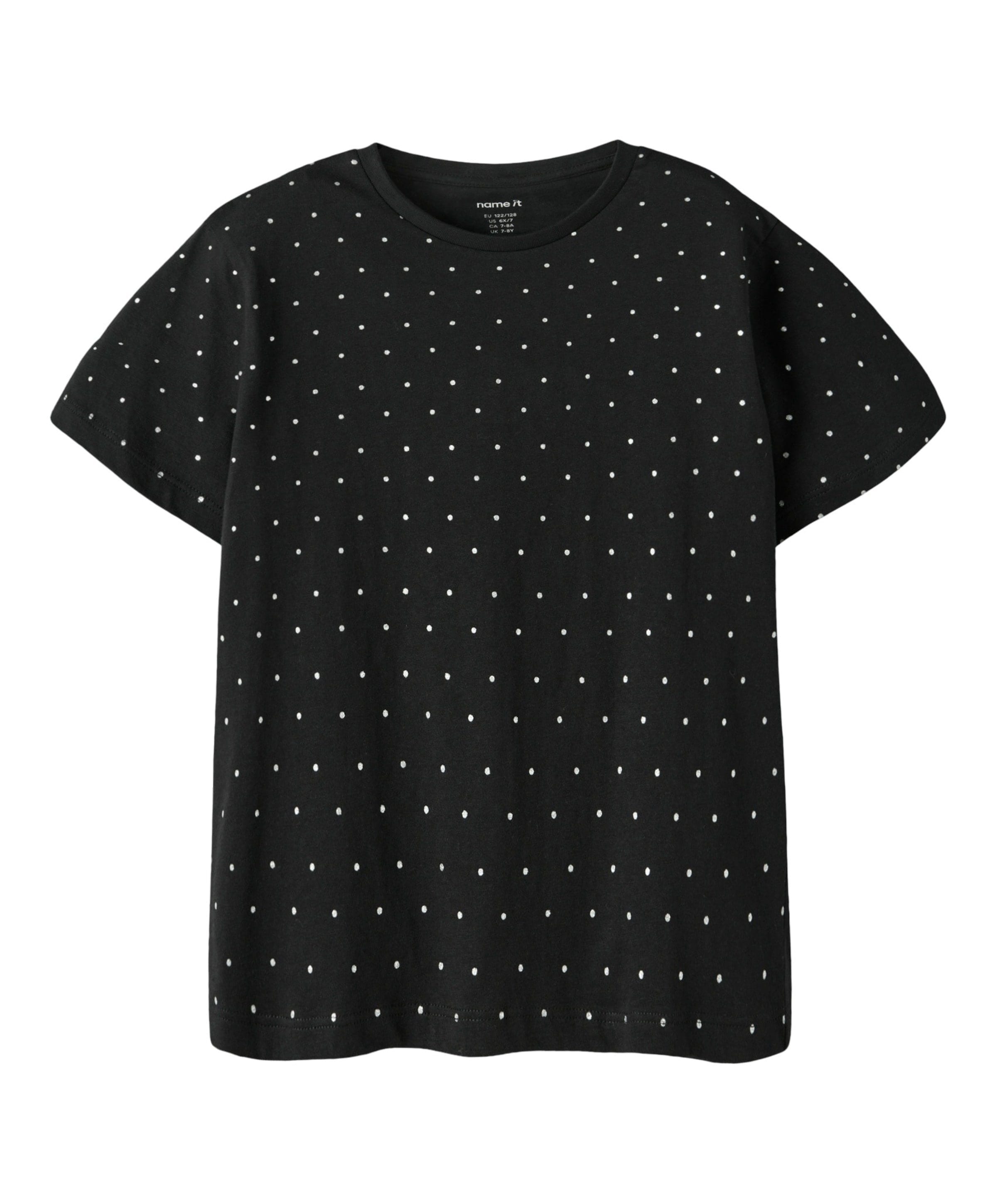 Name it Meisjes T-shirt zwart